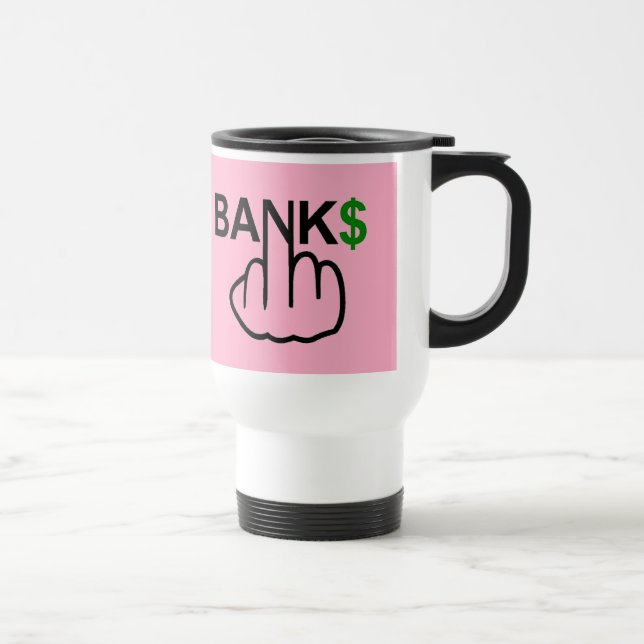 Mugg Bird Flipping Banker Corrupt (Höger)