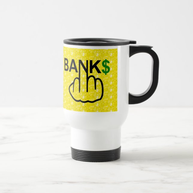 Mugg Bird Flipping Banker Corrupt (Höger)