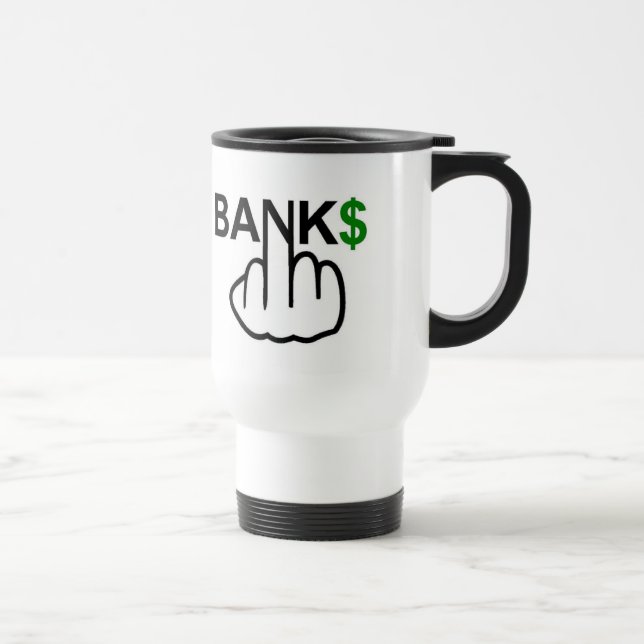 Mugg Bird Flipping Banker Corrupt (Höger)