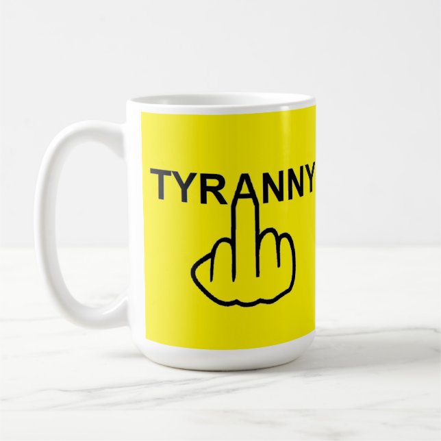 Mugg Bird Flipping Evil Tyranny (Vänster)