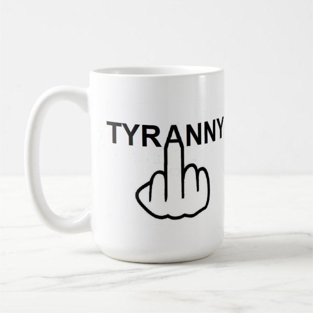 Mugg Bird Flipping Evil Tyranny (Vänster)