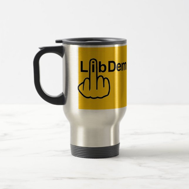 Mugg Bird Flipping Lib Dem Flip (Vänster)