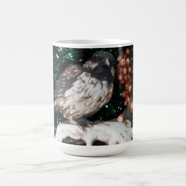 Mugg Bird Winter Scene (Center)