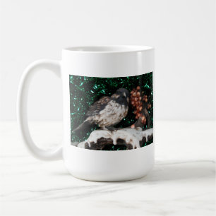 Mugg Bird Winter Scene