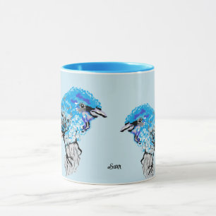 Mugg: Blåfåglar Mugg