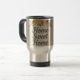 Mugg-blommans-blomma, söt, hem-blommigt resemugg