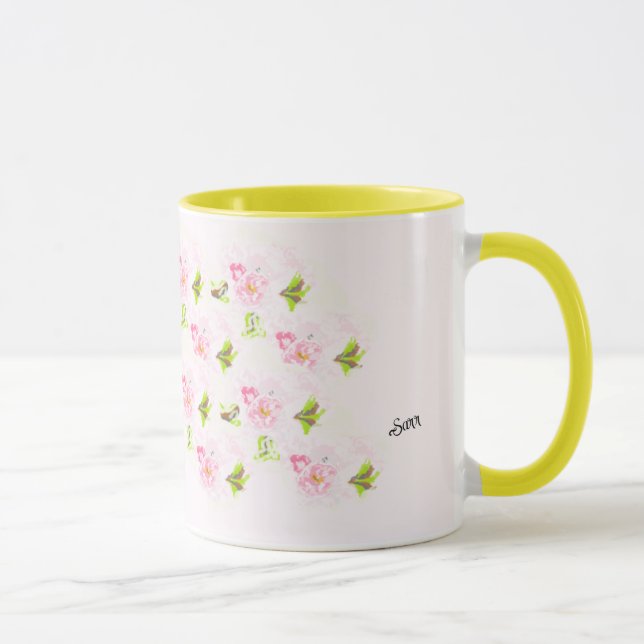 Mugg: Blommar för körsbär Mugg (Höger)