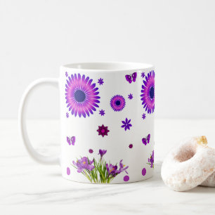 mugg blommigt