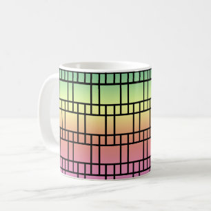 Mugg - Blyat glas Mönster på morgonen Färg