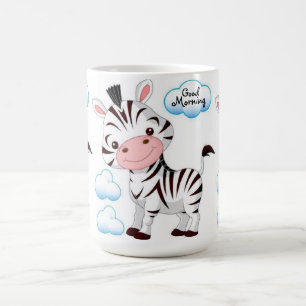 Mugg/Bra God morgon Zebra Kaffemugg