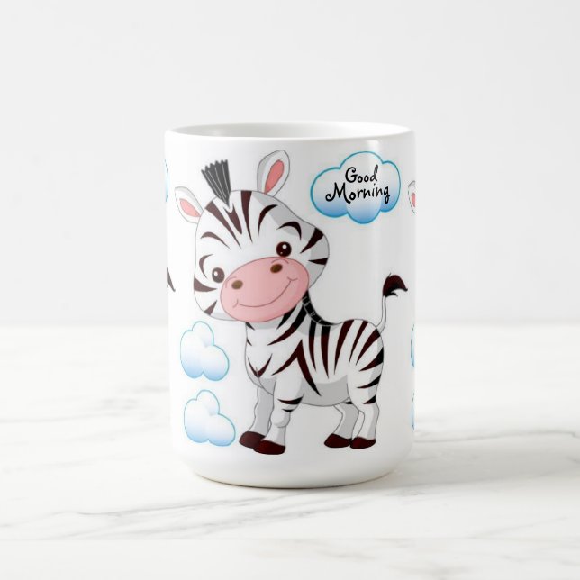 Mugg/Bra God morgon Zebra Kaffemugg (Center)