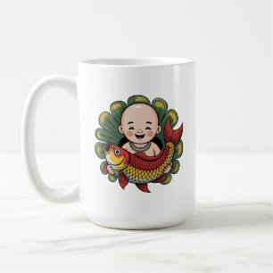 Mugg Chloe Baby - Cute Boy med Lucky Koi