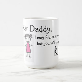 Mugg/citationstecken "kär pappa ", kaffemugg