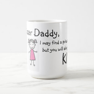 Mugg/citationstecken "kär pappa ", kaffemugg