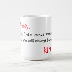 Mugg/citationstecken "kära Pappa ", Kaffemugg
