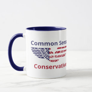 Mugg Common Sense Konservativ