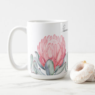 Mugg dekorerade med charmerande, ömtåliga blommor.