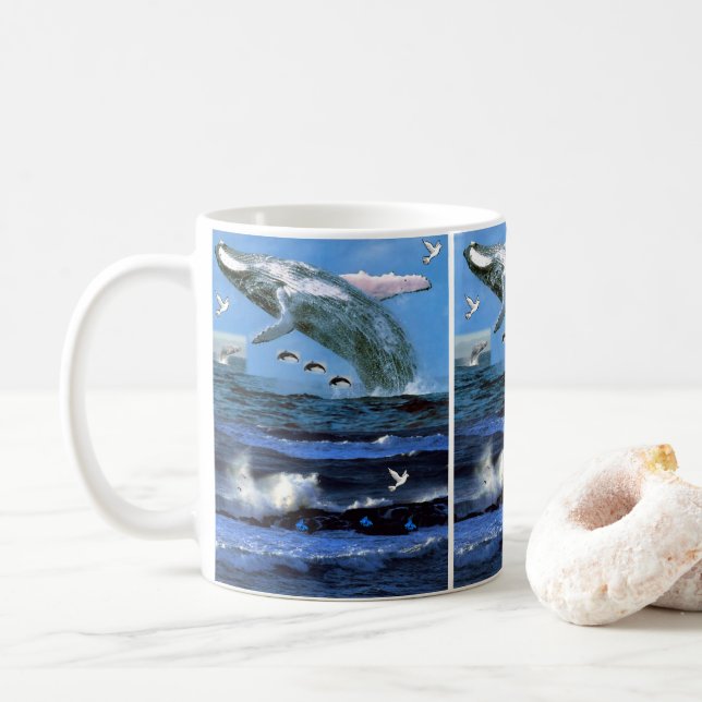mugg delfiner (Med munk)