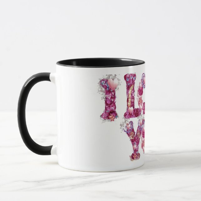 Mugg Design Heartfilt och Loving Gift (Vänster)