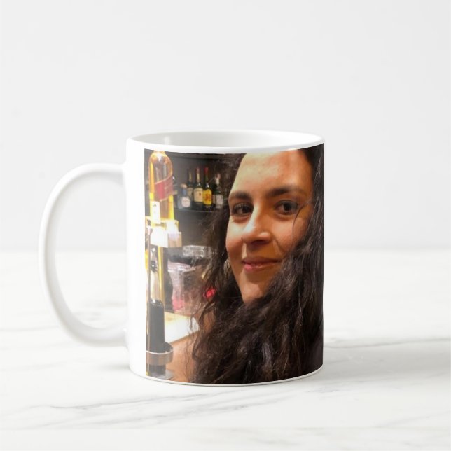 mugg-design med bara min bild kaffemugg (Vänster)