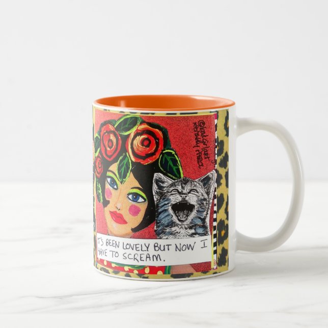 MUGG-DET HAR VARIT LÅNGT, MEN NU MÅSTE JAG SKÄRPA Två-Tonad MUGG (Höger)