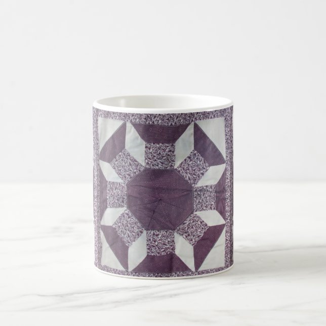 Mugg - det vadderade mönster "köar ", (Center)