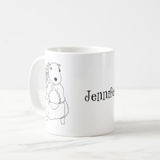 Mugg - ekorren Teckning och Namn