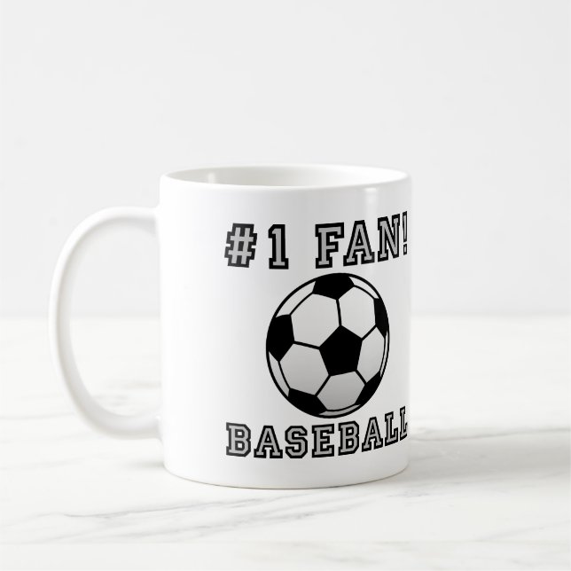 Mugg eller travel mug för baseballfläkt inte rolig (Vänster)
