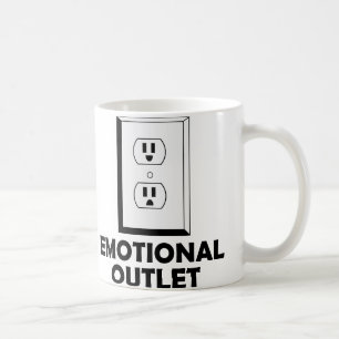 Mugg eller travel mug för emotionellt uttag rolig