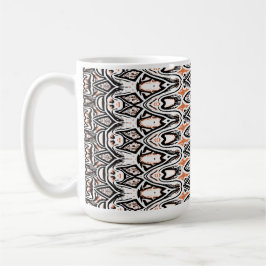 Mugg, En unik flerfärgad sömlös mönsterdesign Kaffemugg