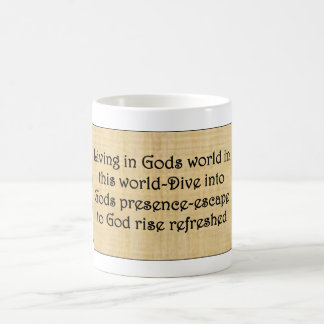 Mugg "Escape to God"