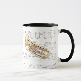 Mugg - Euphonium med notblad