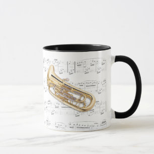 Mugg - Euphonium med notblad