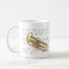 Mugg - Euphonium med notblad