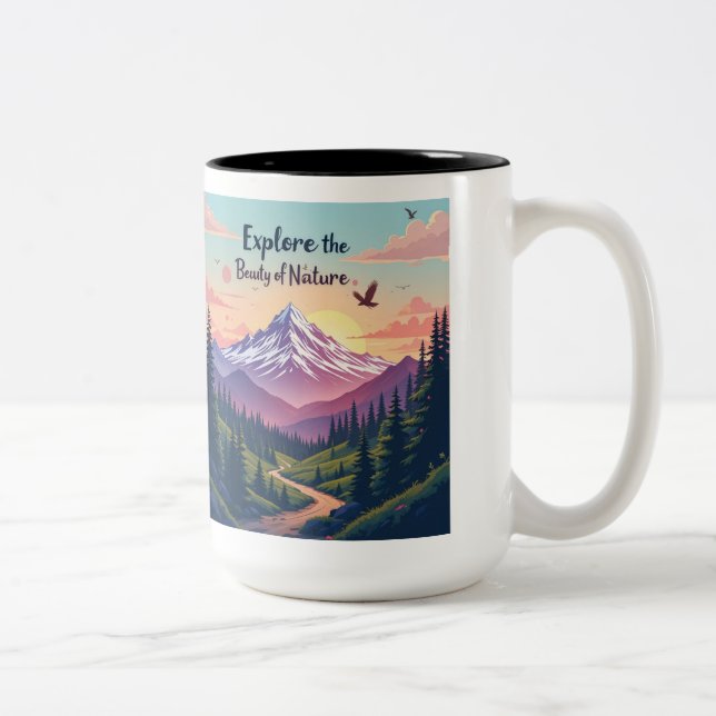 Mugg "Explore the Beauty of Nature" (Höger)