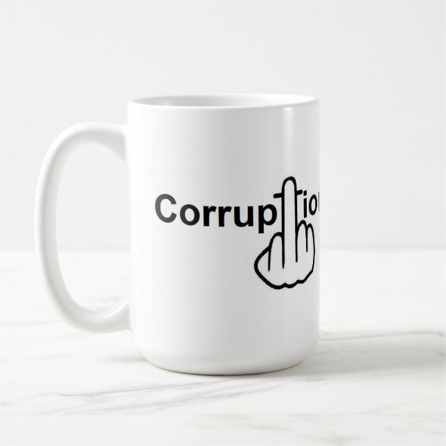 Mugg: Fågelsvansar för fjällande korruption Kaffemugg (Vänster)