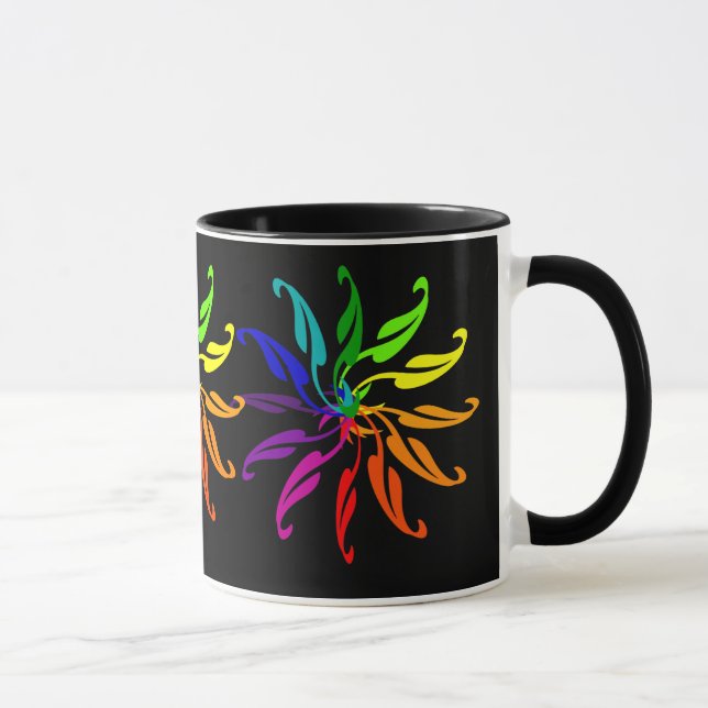Mugg-Färg hjul (mörk) Mugg (Höger)