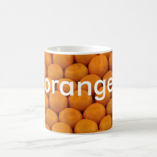 mugg: färgar den tyska orangen (orangen) kaffemugg