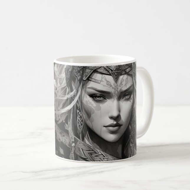 Mugg - Female Viking (Framsida höger)