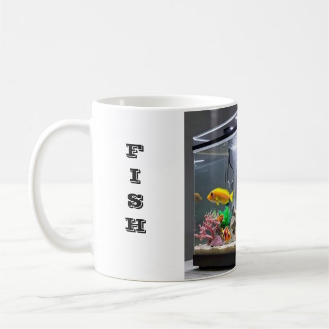 MUGG FISHTANKS DISIGN OCH SKRIVA FISK CATCHER (Vänster)