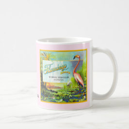 Mugg - Flamingo Brand - Fruit Låda-etiketter