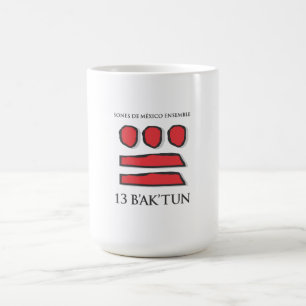 Mugg för 13 Baktun vid Sones de Mexico