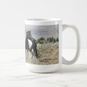 Mugg för 15oz för Cheveyo "andekrigare"