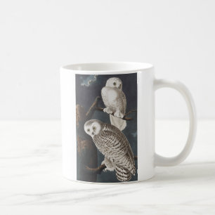 Mugg för 2 snöig ugglor