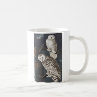 Mugg för 2 snöig ugglor