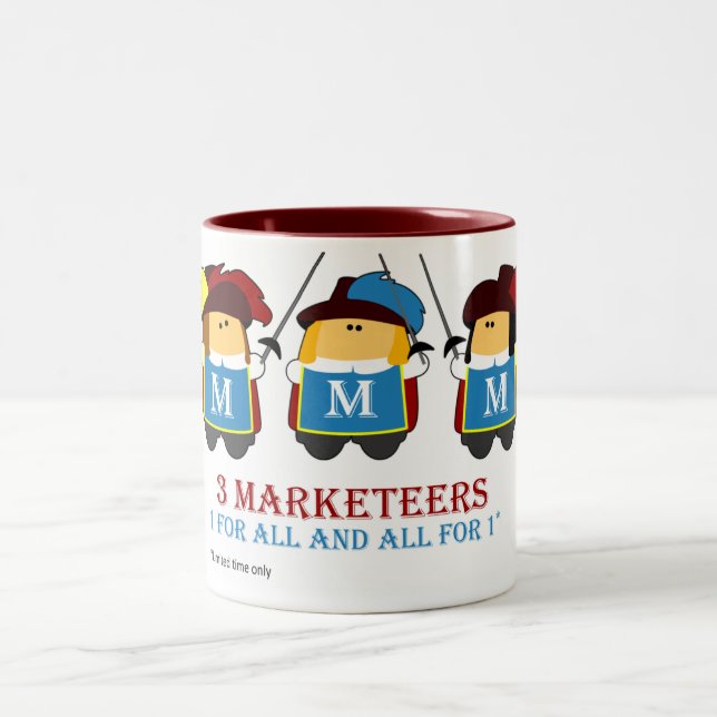 Mugg för 3 Marketeers (Center)