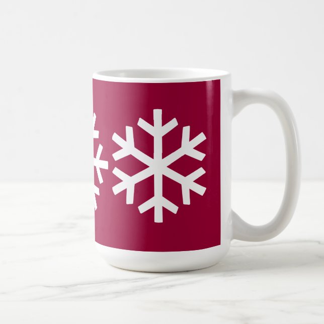 Mugg för 3 Snowflake (Höger)