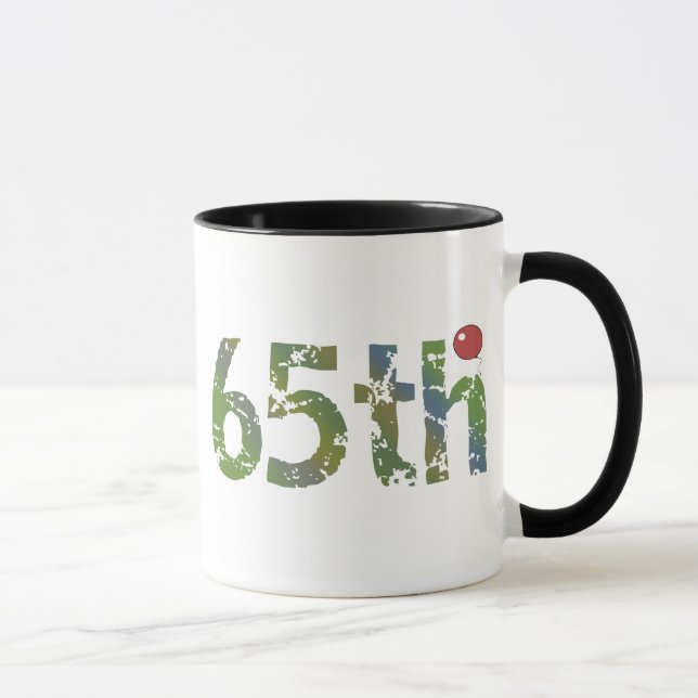 mugg för 65efödelsedaggåvor (Höger)