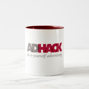 Mugg för AdHack logotypkaffe