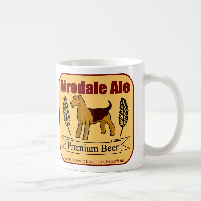 Mugg för Airedaleölkaffe (Höger)